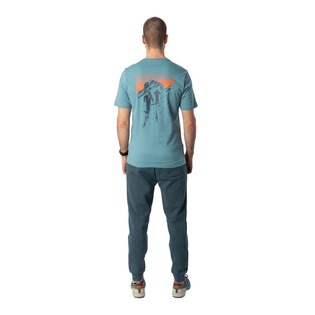 Dynafit T-shirt in cotone con grafica sul retro uomo
