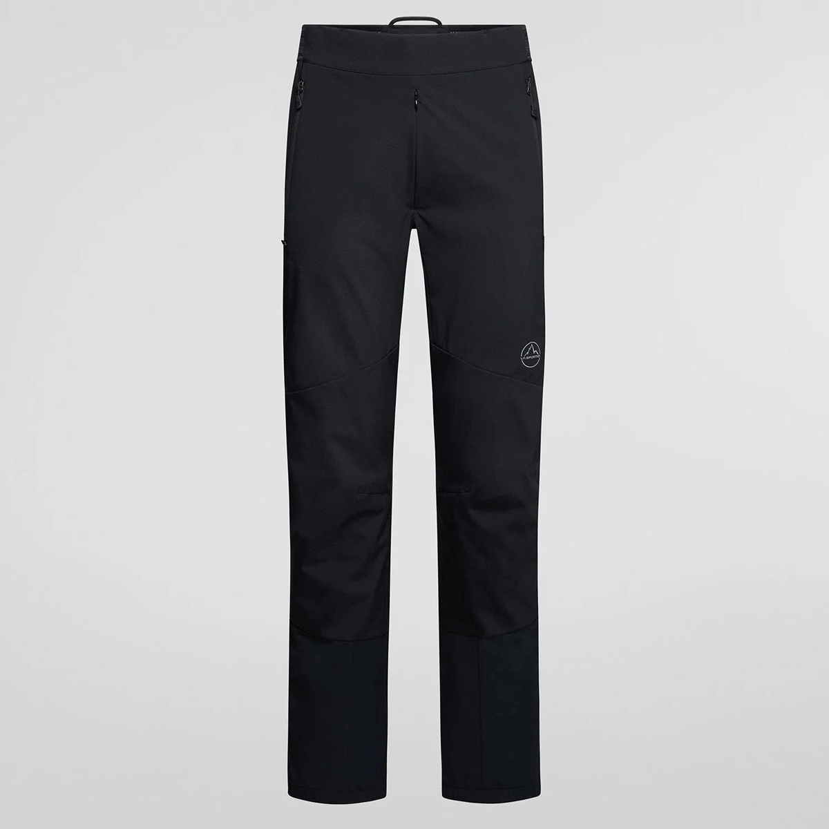 La Sportiva Ikarus Pantaloni da Scialpinismo Uomo – Black, vista frontale