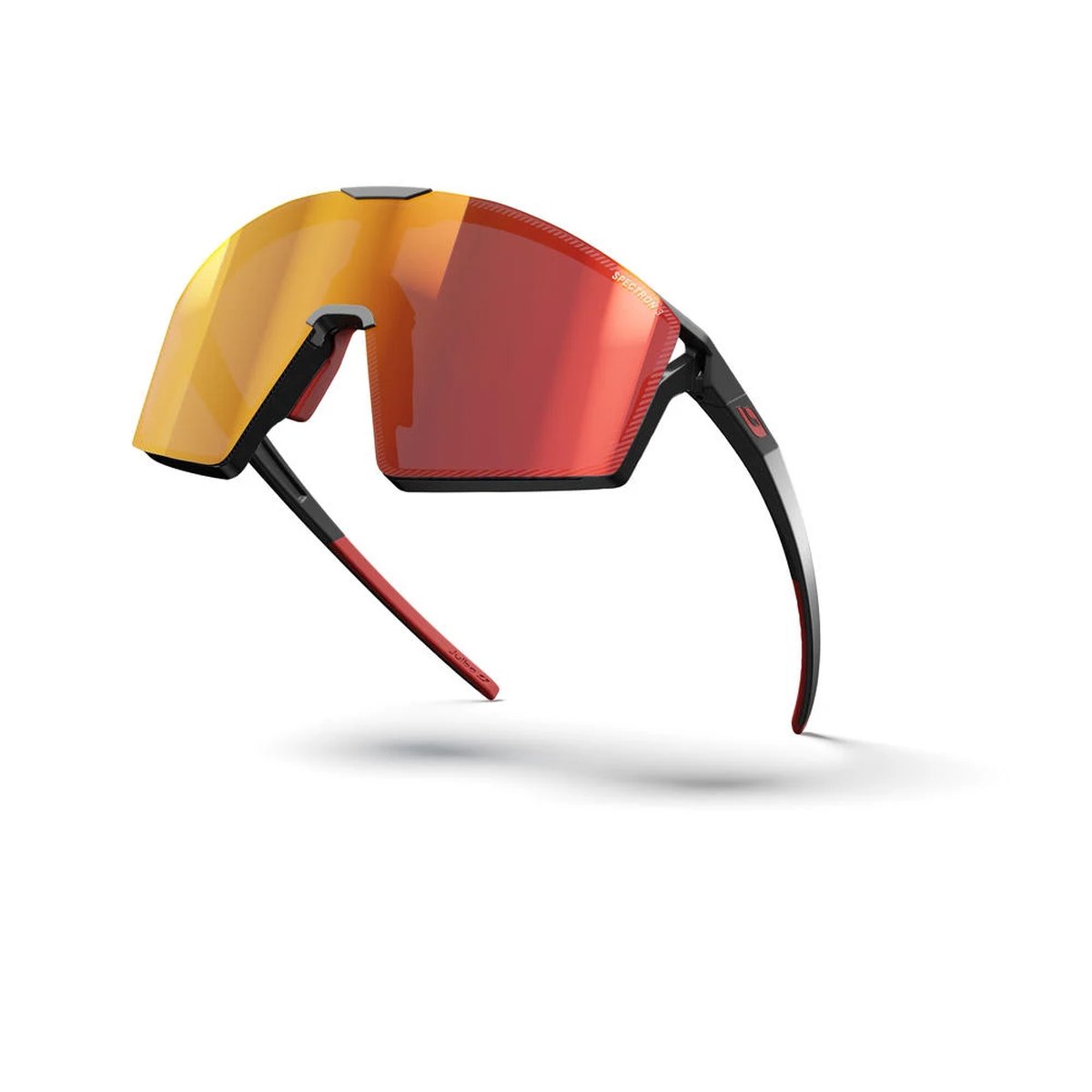 Julbo Edge Occhiali da Sole Unisex Spectron 3 – Nero/Rosso, dettaglio 2