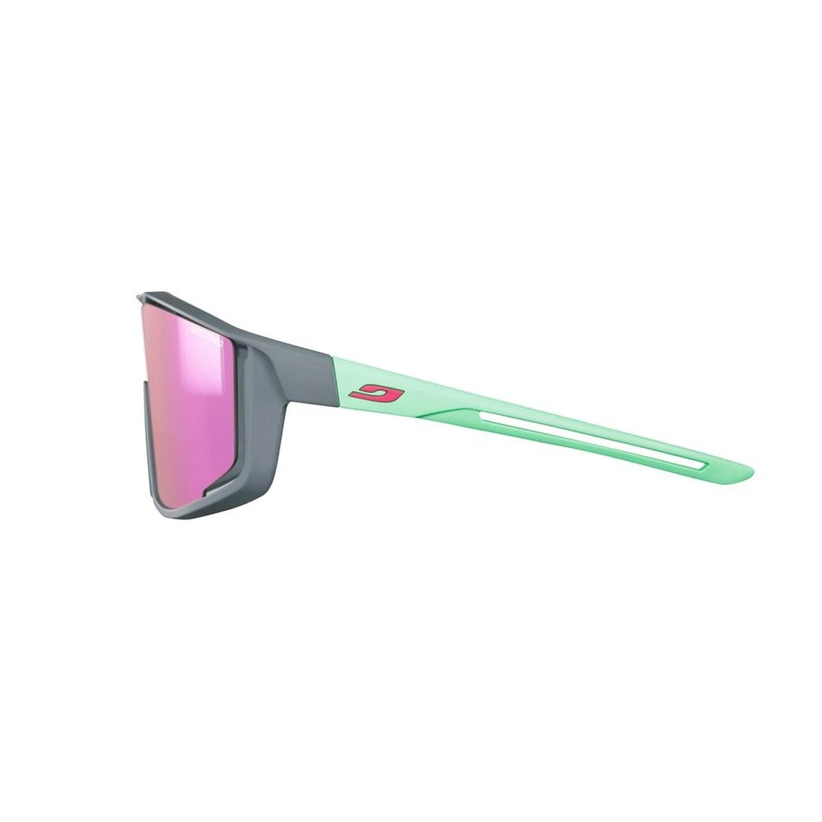 Julbo Fury Junior Occhiali da Sole Bambino 7-12 anni Spectron 3 – Grigio/Verde Menta, dettaglio 1