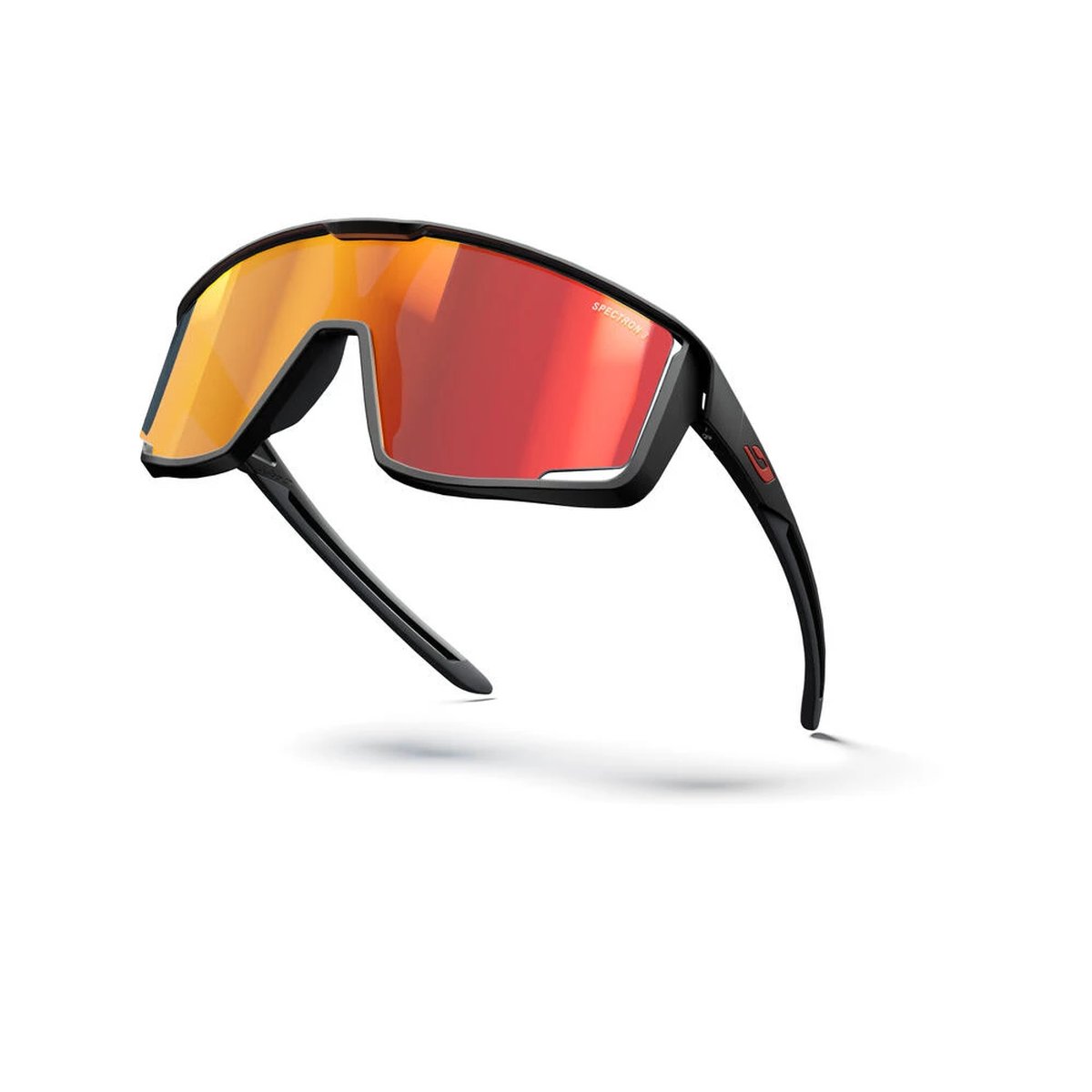 Julbo Fury Occhiali da Sole Unisex Spectron 3 – Nero/Rosso, dettaglio 2