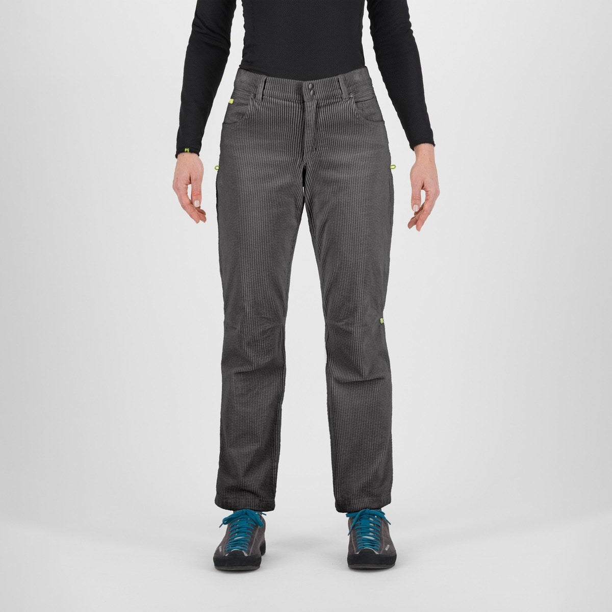 Karpos Cassia Pantaloni in Velluto Donna - Smoked