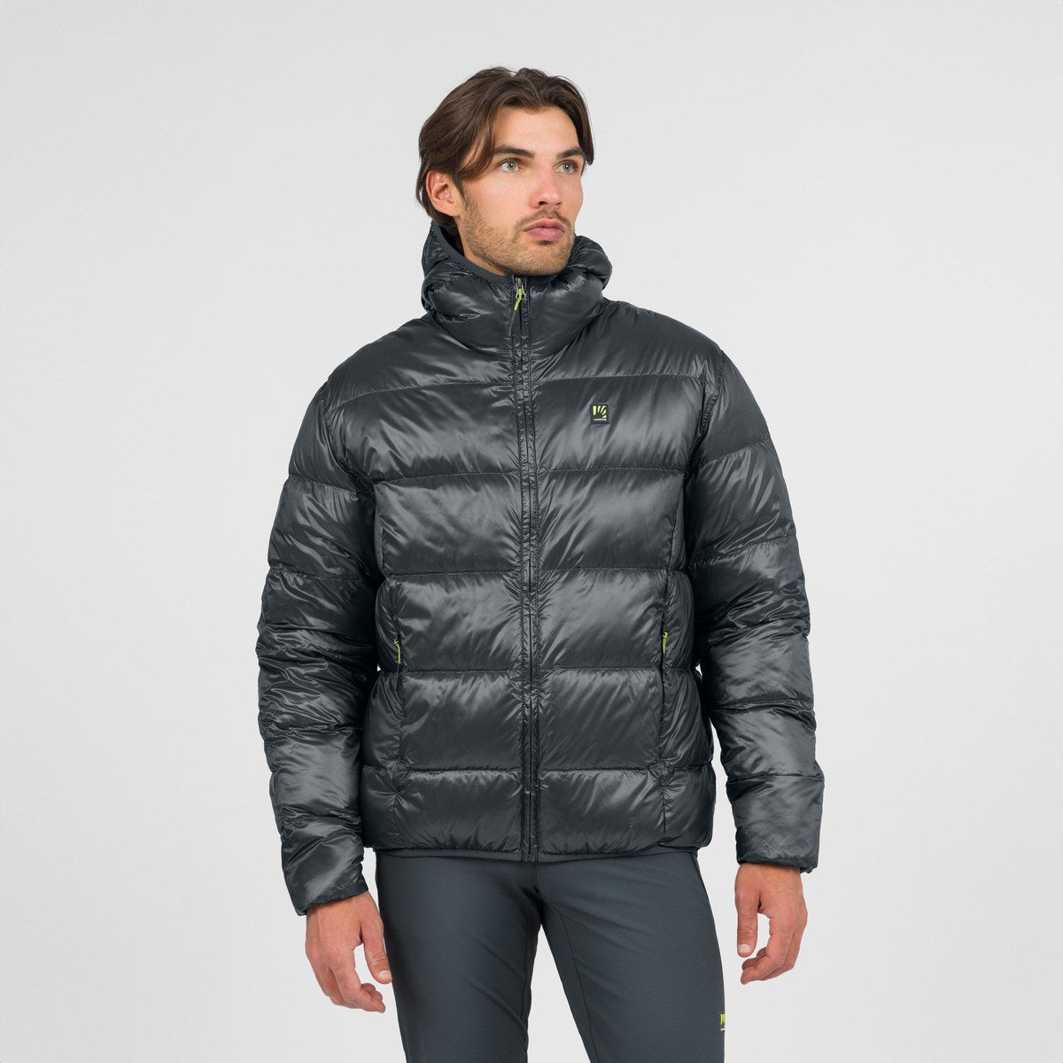 Karpos Philipp Flamm Piumino con Cappuccio Uomo - Woodland Gray