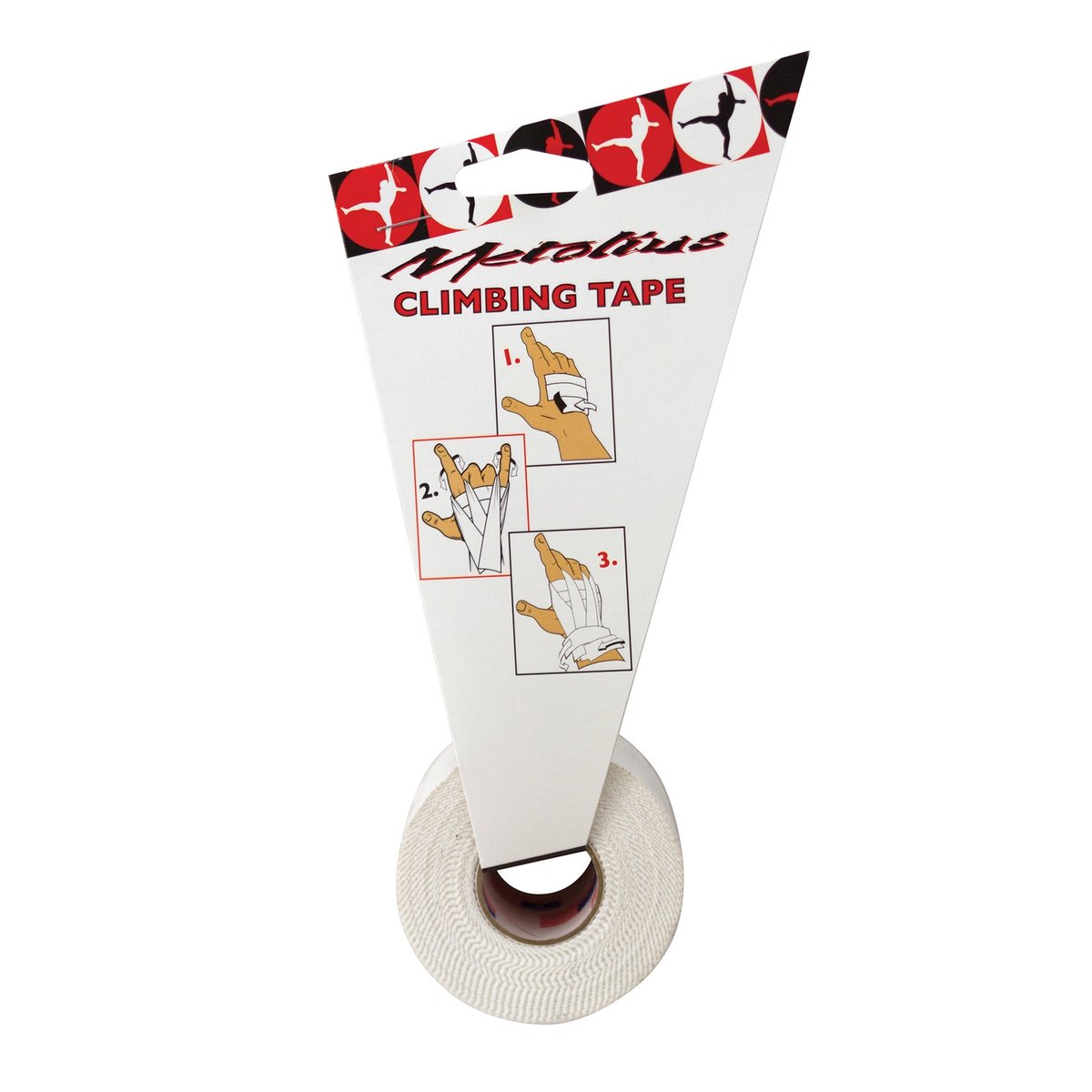 Metolius Climbing Tape Nastro da Arrampicata 3,8 cm Bianco – vista frontale