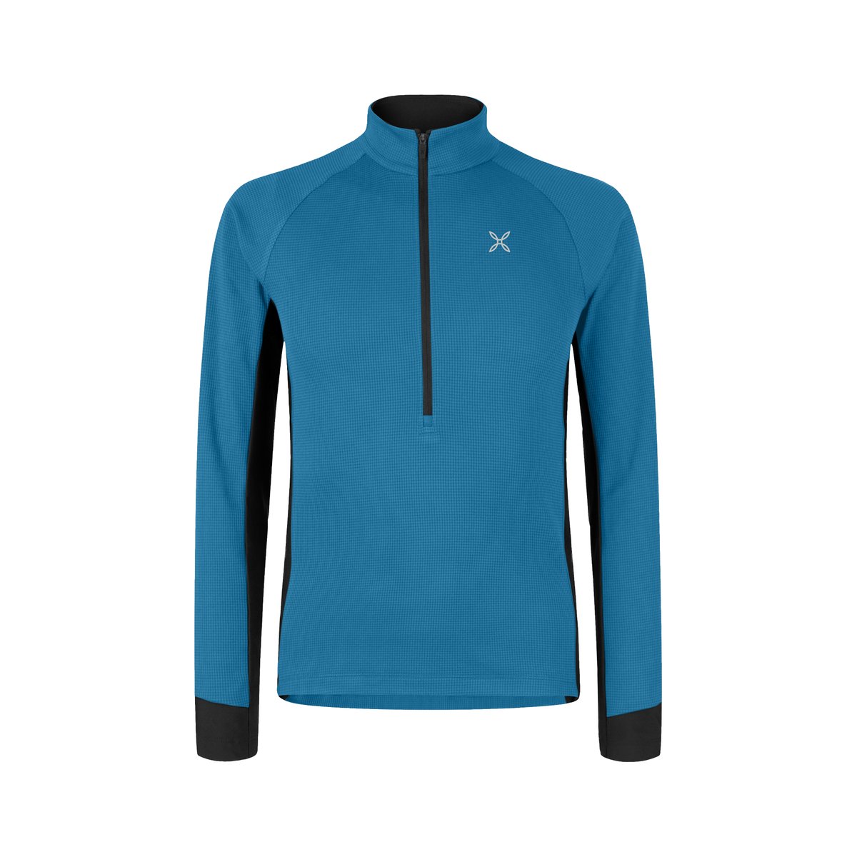 Montura Thermic 2 Maglia Pile Mezza Zip Uomo – Steel Blue, vista frontale
