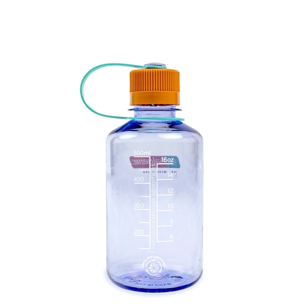 Nalgene Sustain Borraccia 0,5 L Bocca Stretta Ametista – vista retro