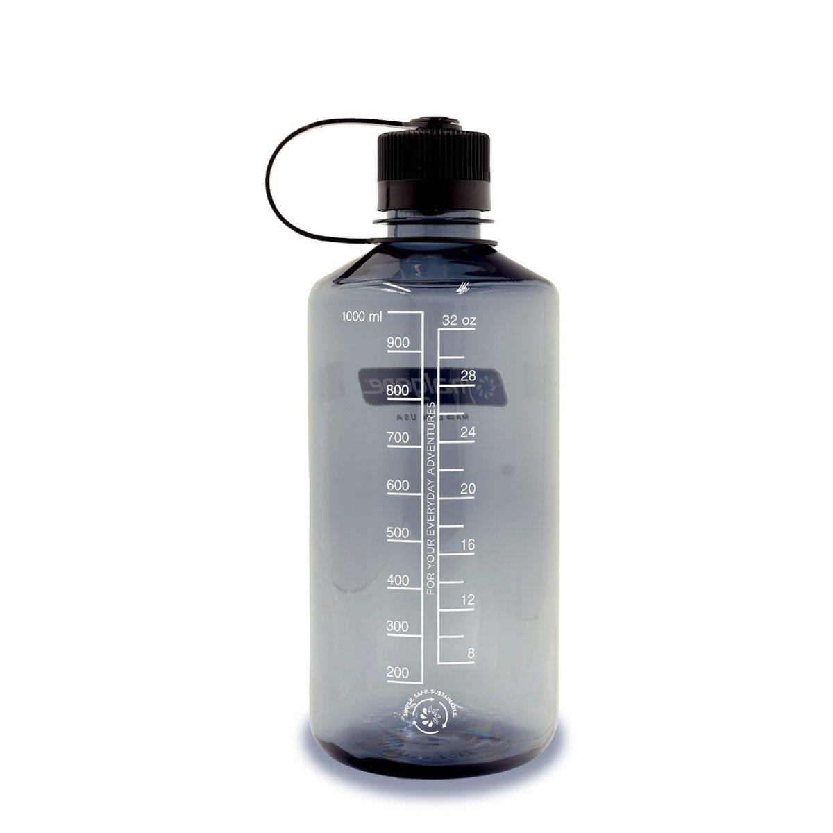 Nalgene Sustain Borraccia 1 L Bocca Stretta Grigio – vista retro