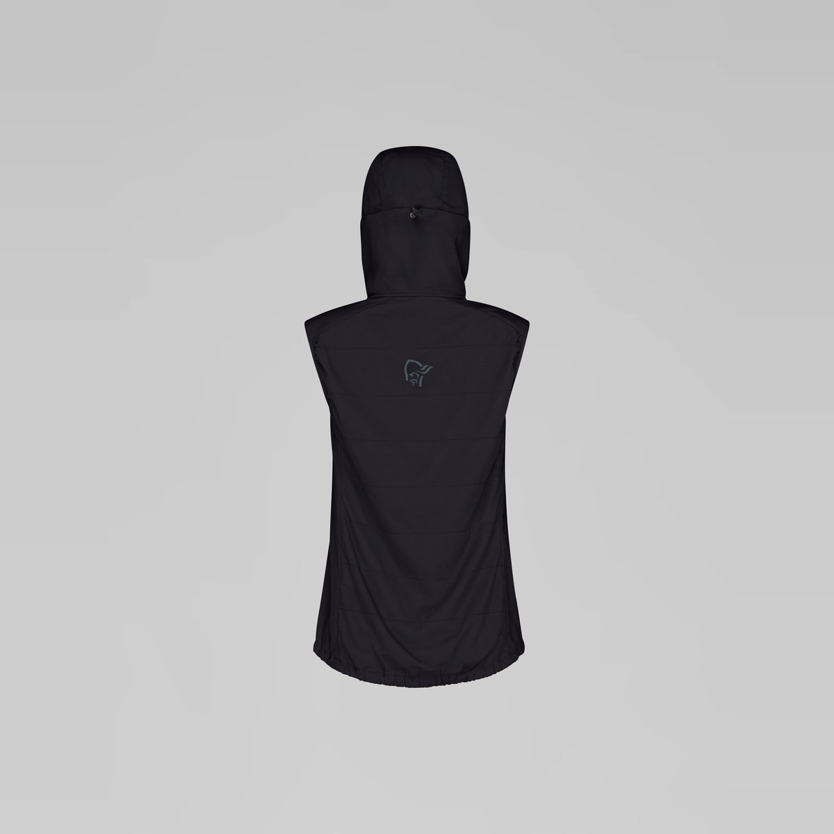 Norrøna Lyngen Thermo100 Active Gilet Imbottito Donna – Caviar Black, dettaglio 2