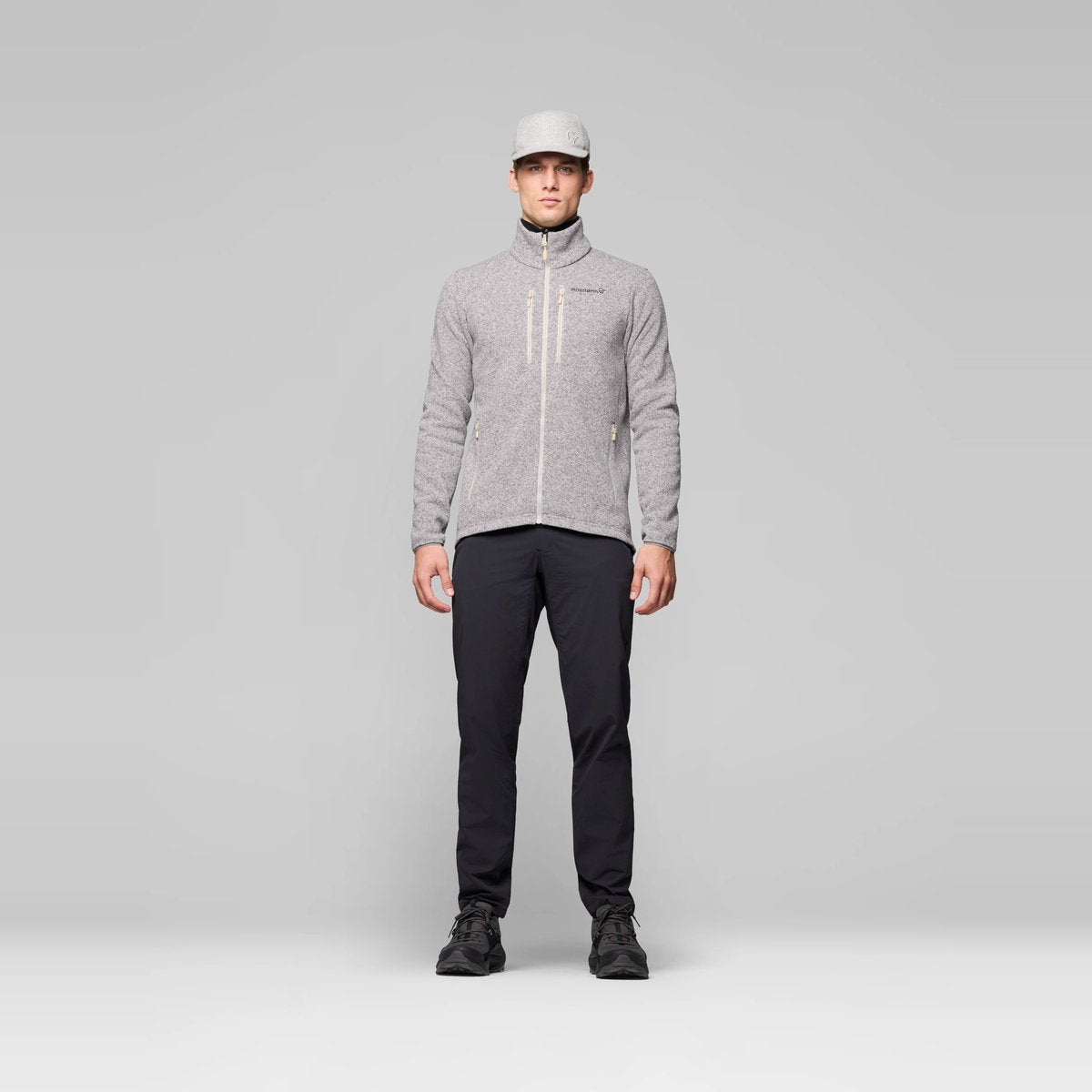 Norrøna Femund Warm2 Giacca in Pile Uomo – Whisper White, dettaglio 3