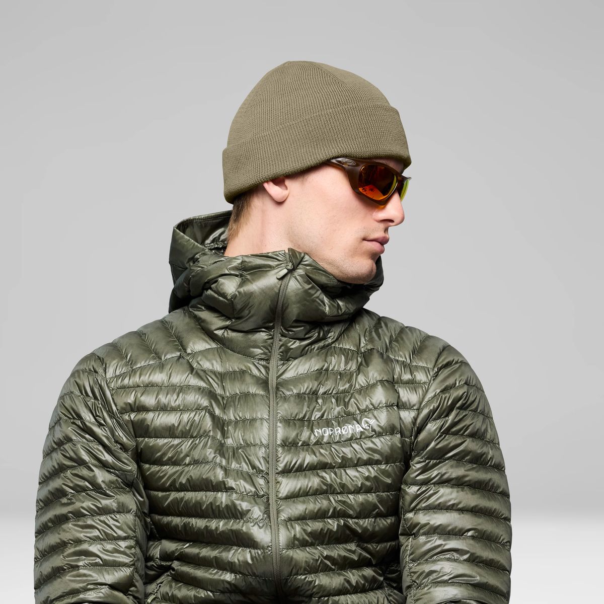 Norrøna /29 Equaliser Berretto Unisex – Deep Lichen Green, dettaglio 3