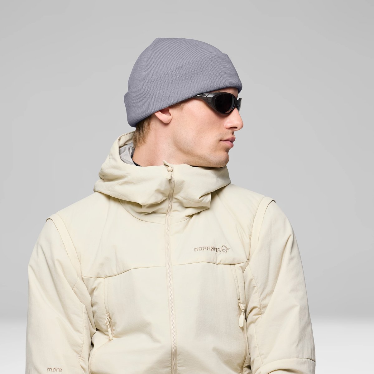Norrøna /29 Equaliser Berretto Unisex – Grey Melange, dettaglio 3