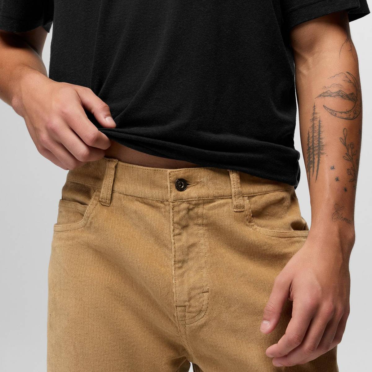 Prana Cliffstone Pantaloni Velluto Uomo – Nomad, dettaglio 1