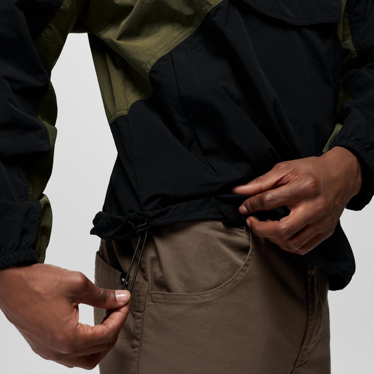 Prana Heritage Wind Anorak Giacca Antivento Uomo – Cargo Green, dettaglio 3