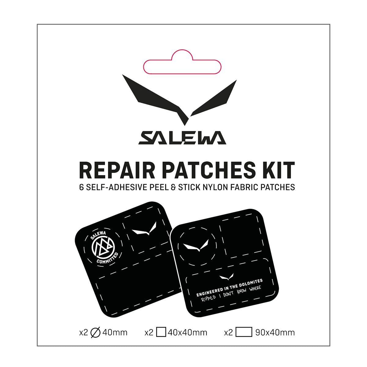 Salewa Repair Patches Kit 6 Toppe Adesive in Nylon – confezione