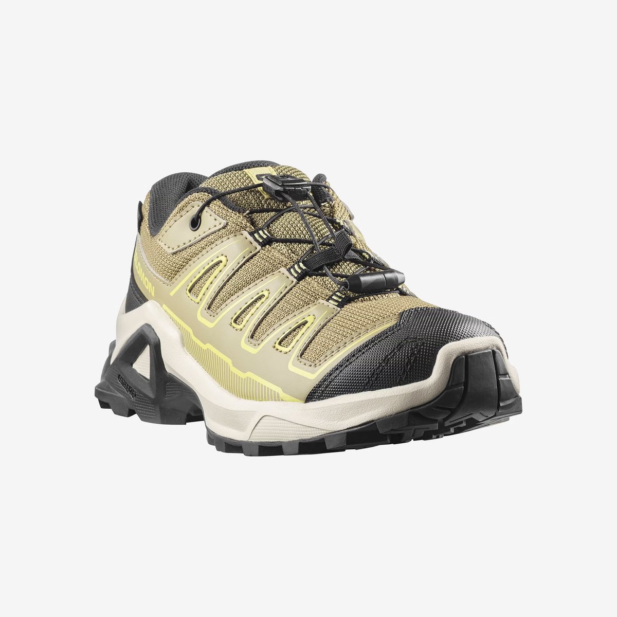 Salomon X Ultra Gore-Tex Scarpe Trekking Bambino Olive Night – vista 3/4