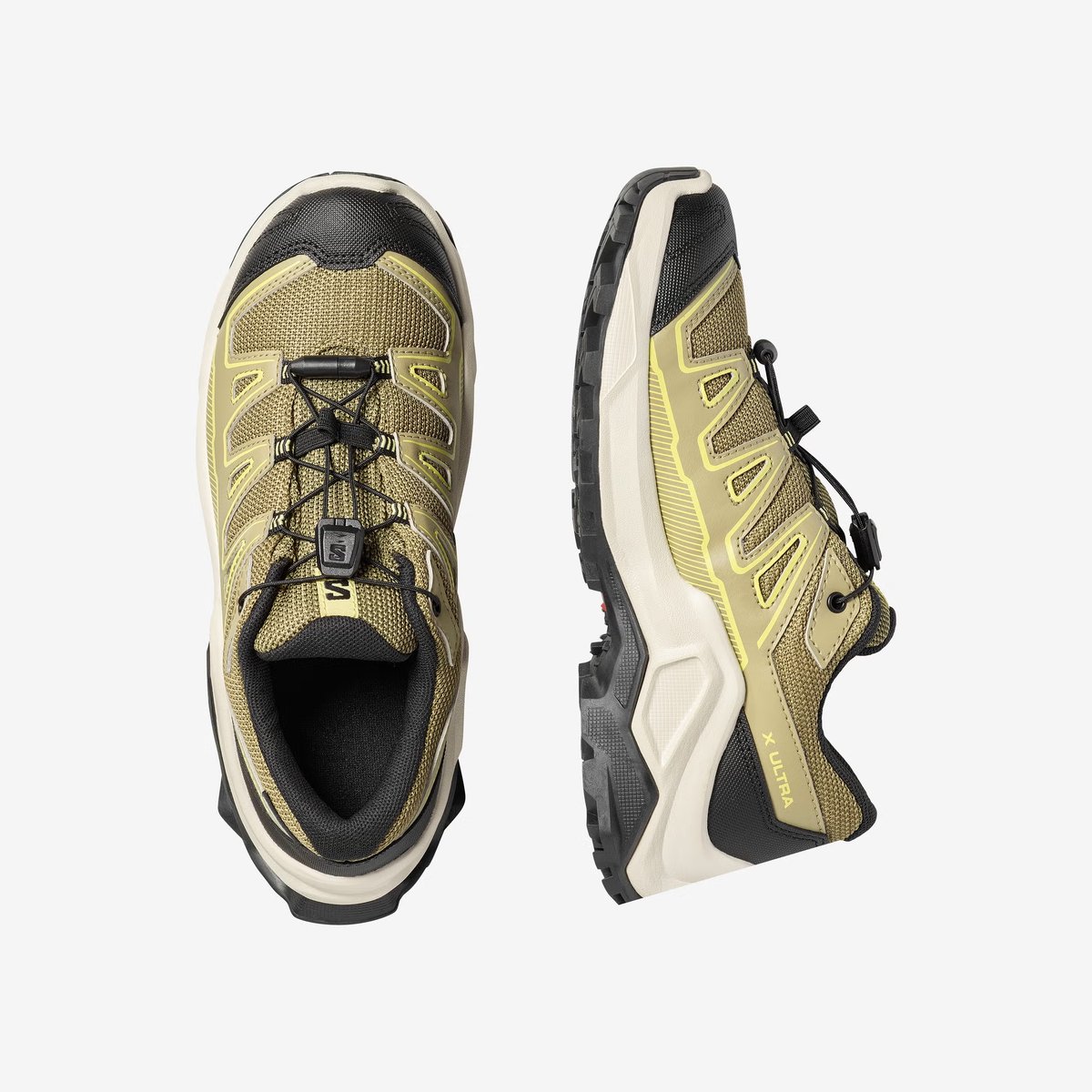 Salomon X Ultra Gore-Tex Scarpe Trekking Bambino Olive Night – vista dall’alto