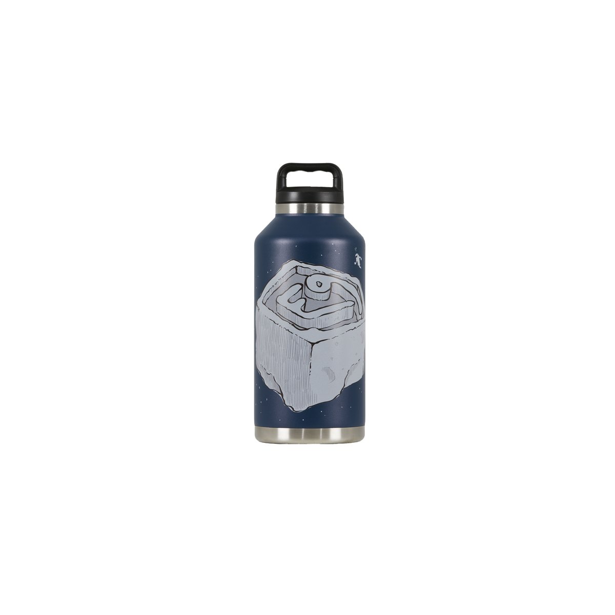 E9 Boccione Borraccia 1900 ml Blue Navy – davanti