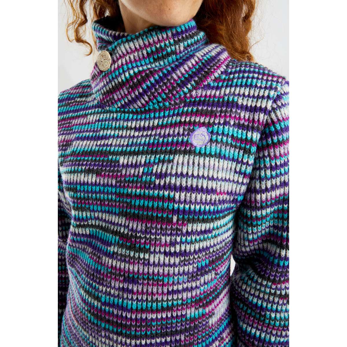 E9 Ines 2.2 Maglia Donna – Purple, indossato