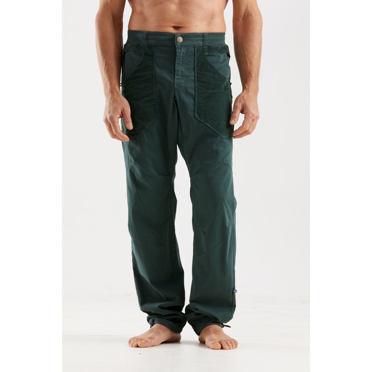 E9 N-Ananas 2.2 Pantaloni Uomo – Sea Weed, indossato davanti