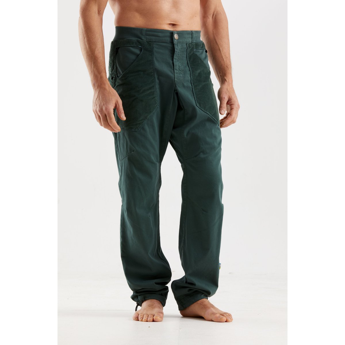 E9 N-Ananas 2.2 Pantaloni Uomo – Sea Weed, indossato retro