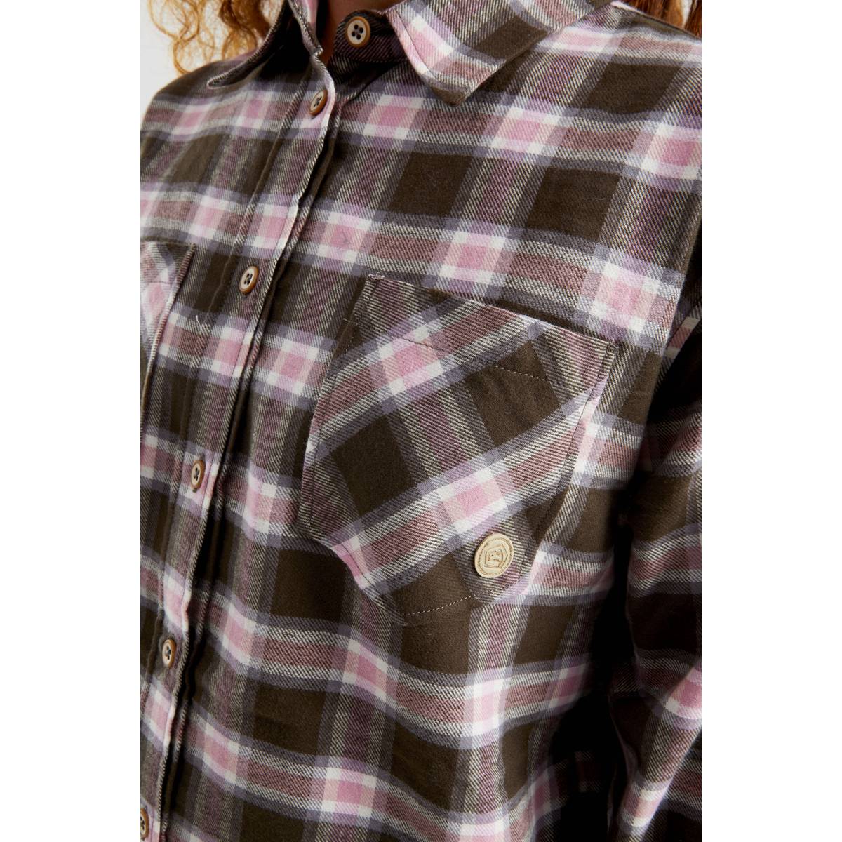 E9 Nada Camicia Donna – Plum Sky, indossato