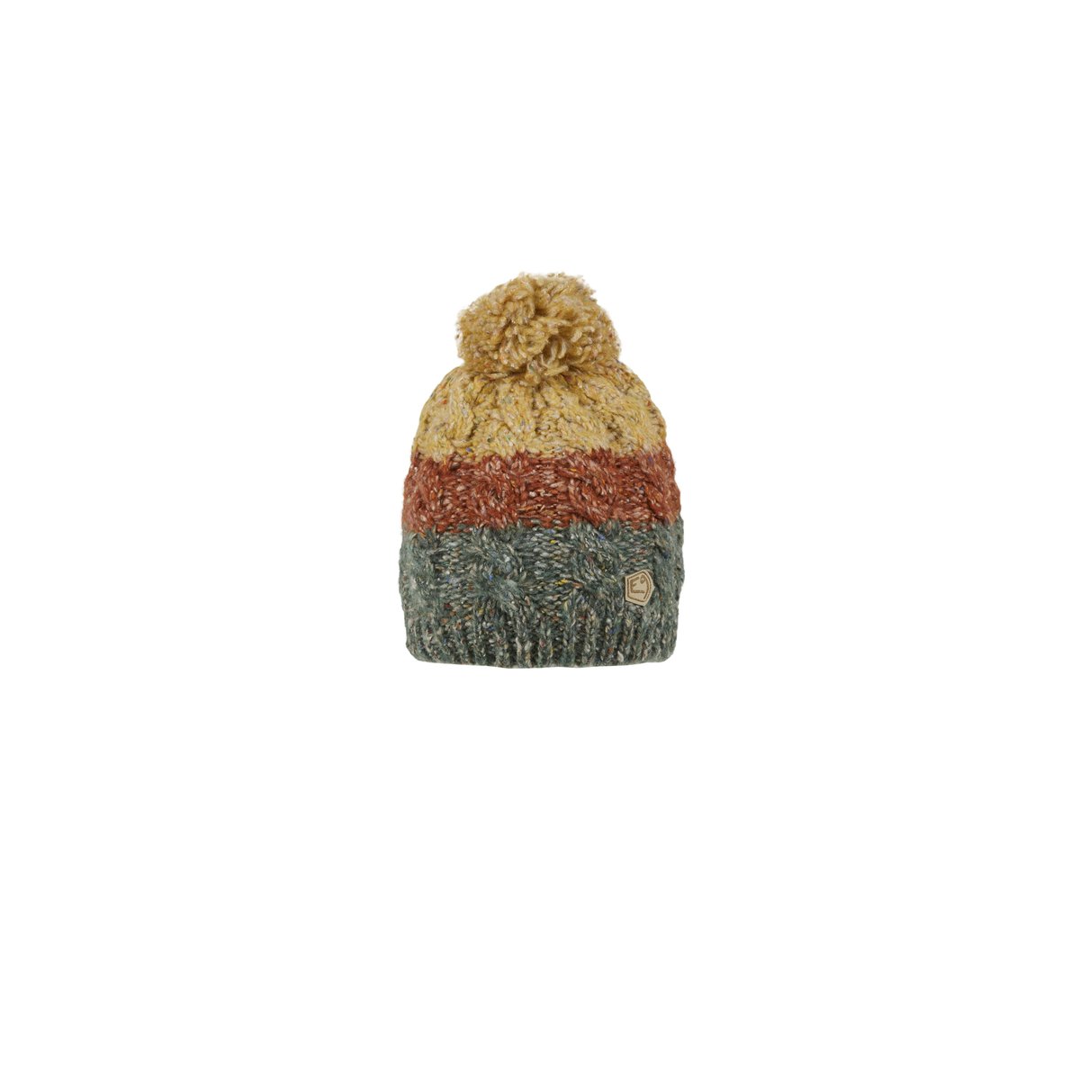 E9 Skevin Berretto con Pompon – Green, davanti