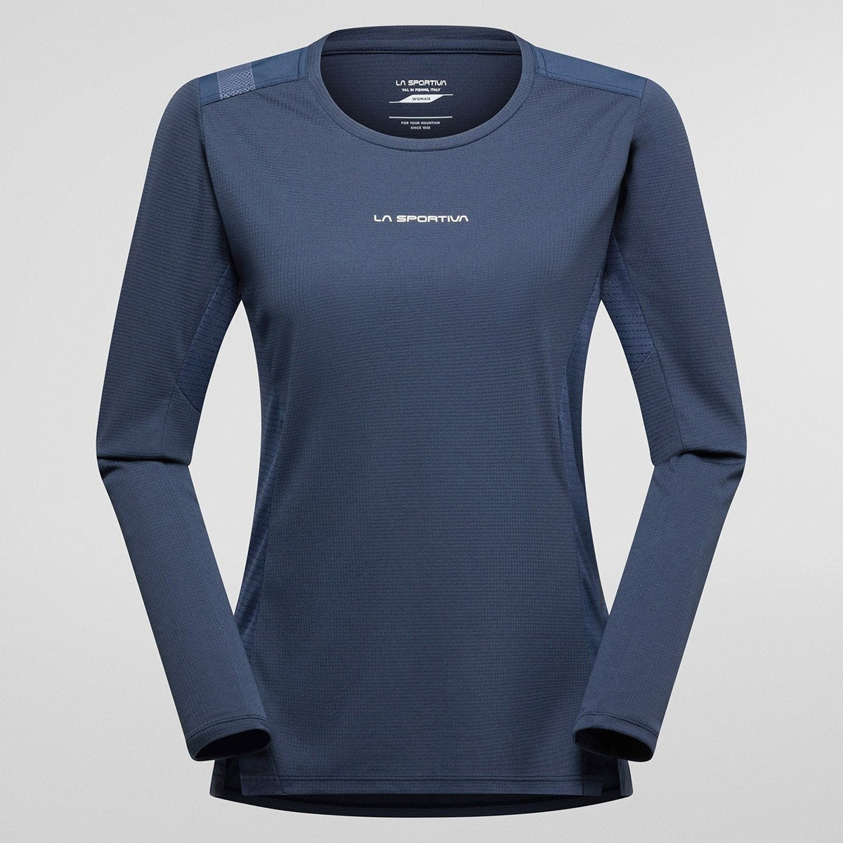 La Sportiva Beyond Maglia a Manica Lunga Donna – Night Sky Chalk, vista frontale