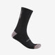 Castelli Venti Soft Merino Calze Ciclismo Invernali Unisex – Black, vista frontale