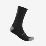 Castelli Venti Soft Merino Calze Ciclismo Invernali Unisex – Black, vista frontale