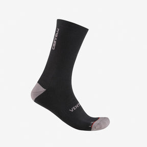 Castelli Venti Soft Merino Calze Ciclismo Invernali Unisex – Black, vista frontale