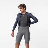 Castelli Espresso Thermal Bibshort Salopette Corta Termica Uomo – Smoky Gray, vista frontale