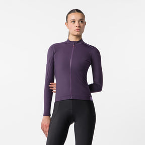 Castelli Espresso Thermal 2 W Maglia Ciclismo Manica Lunga Donna – Night Shade, vista frontale