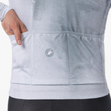Castelli Nebula Thermal Maglia Ciclismo Manica Lunga Uomo – Silver Gray Nickel Gray, dettaglio 3