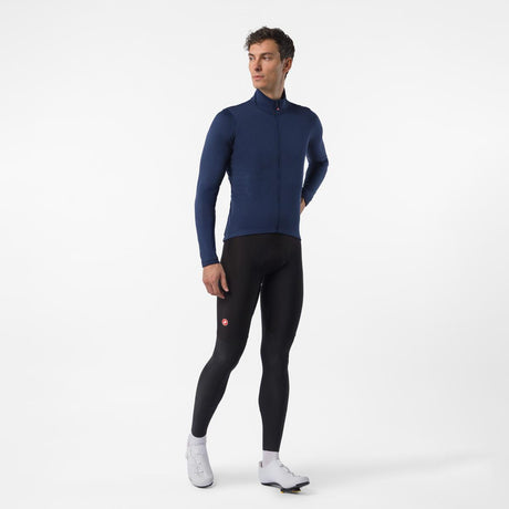 Castelli Competizione Thermal Maglia Ciclismo Manica Lunga Uomo – Belgian Blue, dettaglio 4