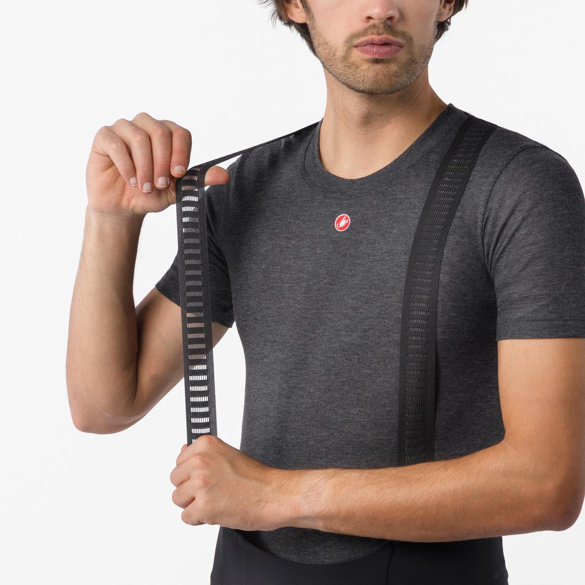Castelli Espresso Thermal Bibshort Salopette Corta Termica Uomo – Black, dettaglio 4