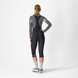Castelli Entrata W Bibknicker Salopette 3/4 Ciclismo Donna – Black, dettaglio 5