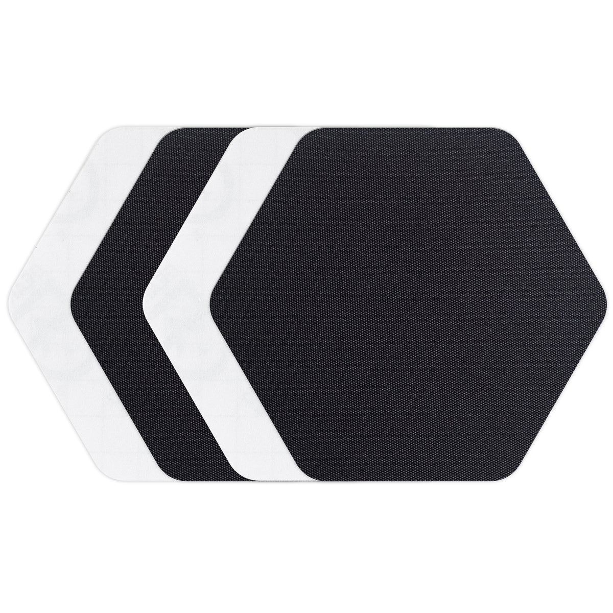 Gear Aid Tenacious Tape Toppe Esagonali Nero/Trasparente 4 pz – toppe