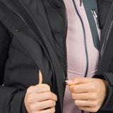 Karpos Scotoni 3 in 1 Parka Donna – Black, dettaglio giacca interna