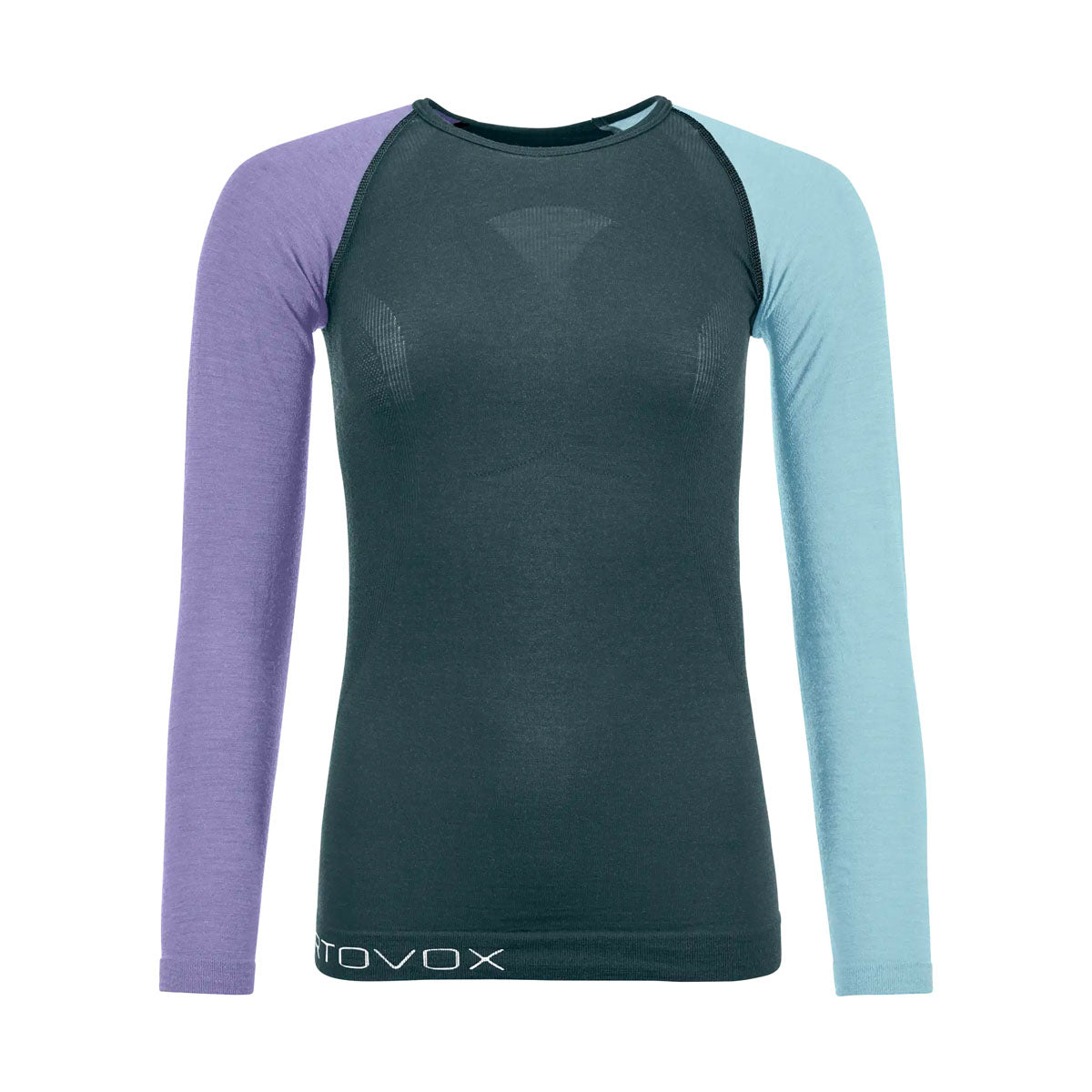 Ortovox 120 Comp Light Maglia a Manica Lunga Donna - Dark Arctic Grey