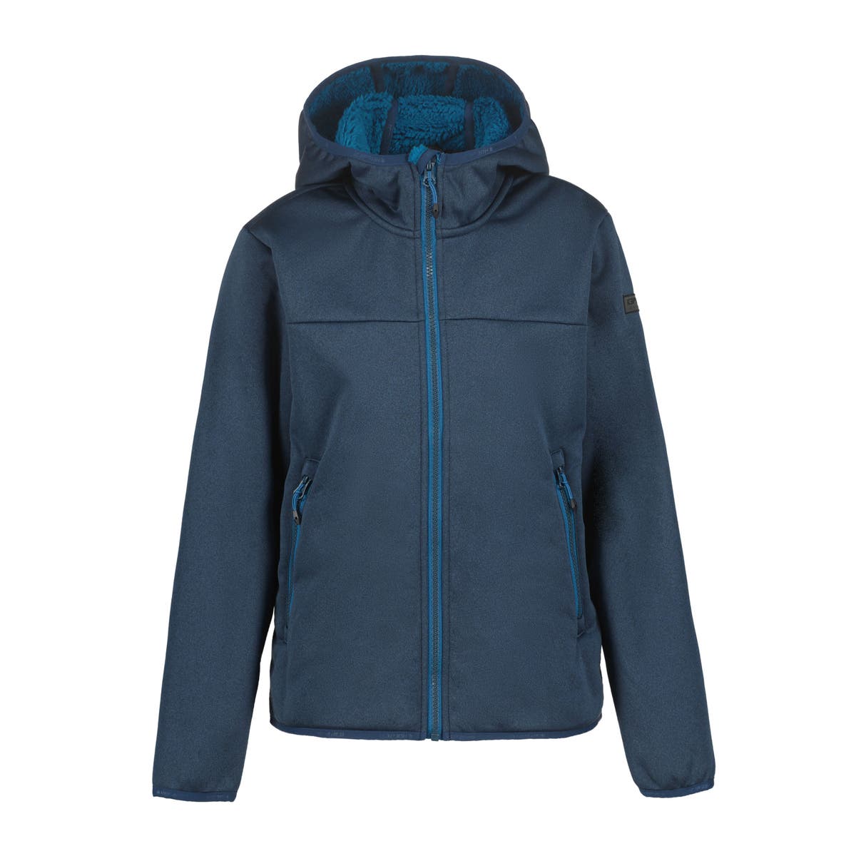 Icepeak Koloa Giacca Softshell Junior – Blue, vista frontale