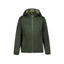 Icepeak Koloa Giacca Softshell Junior – Dark Green, vista frontale