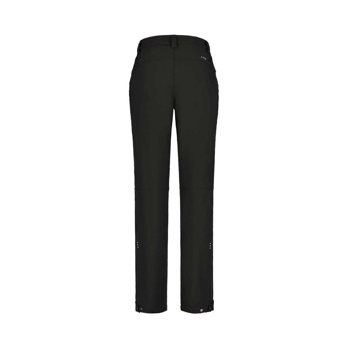 Icepeak Bovill Pantaloni Softshell Donna – Black, vista retro