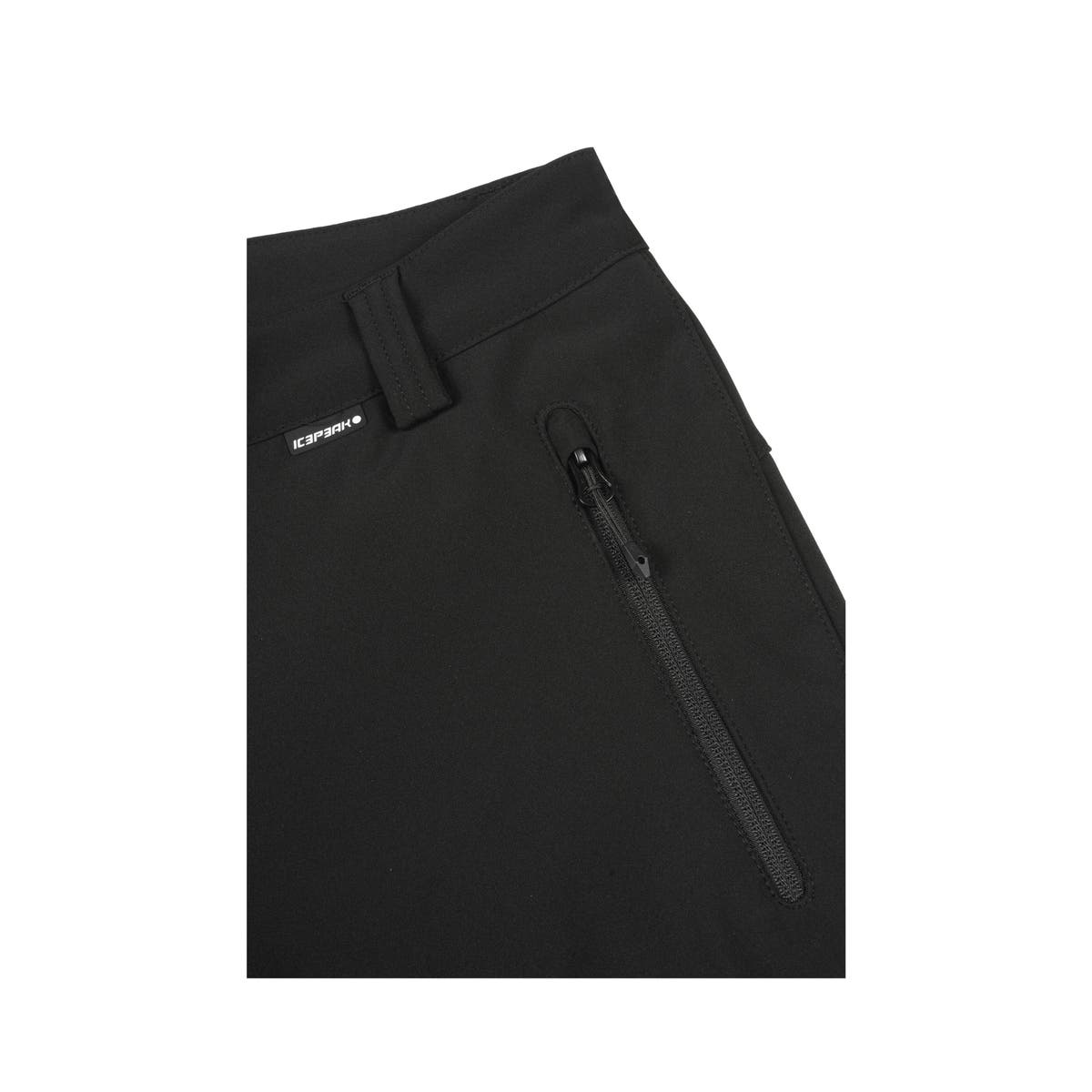 Icepeak Bovill Pantaloni Softshell Donna – Black, dettaglio 3