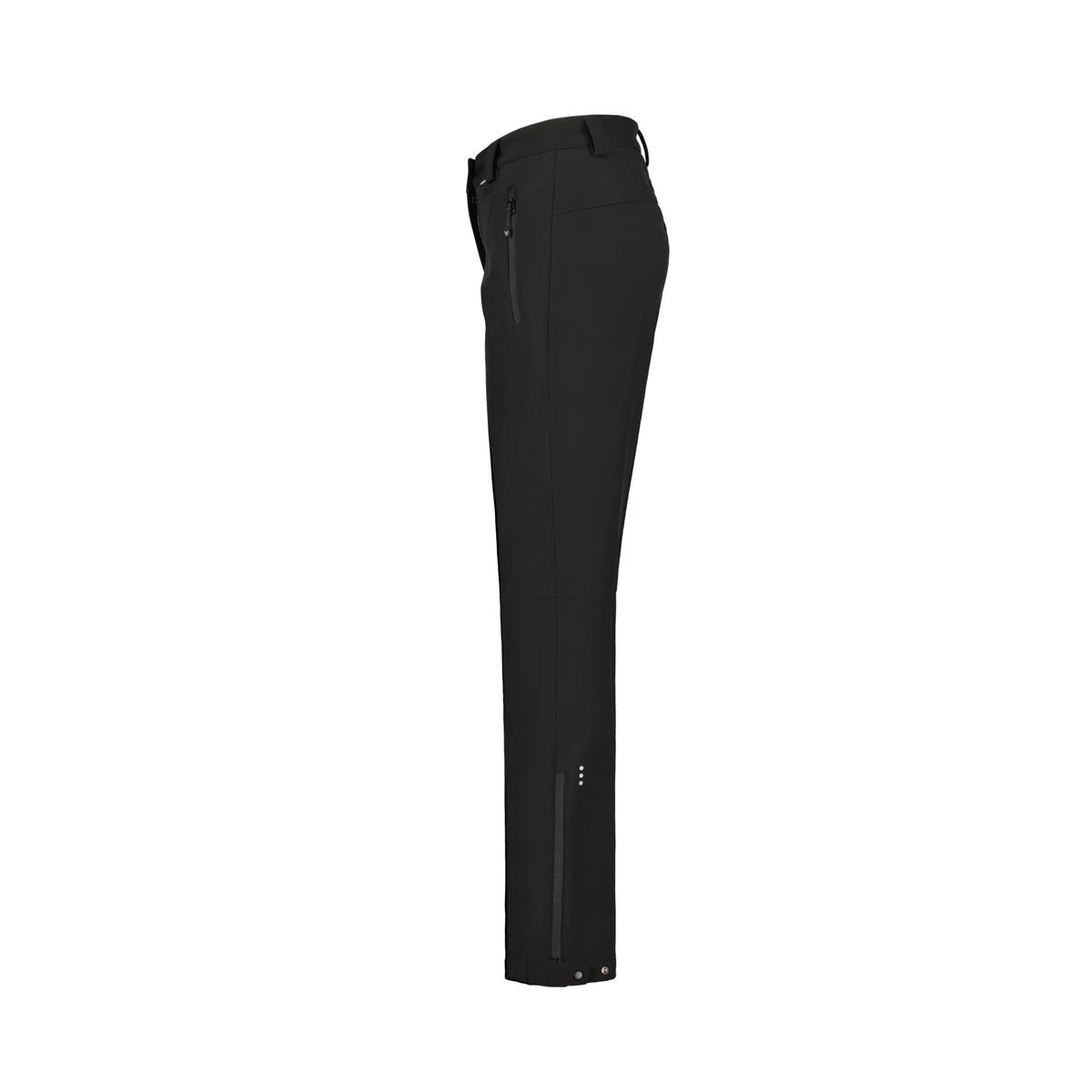 Icepeak Bovill Pantaloni Softshell Donna – Black, vista laterale