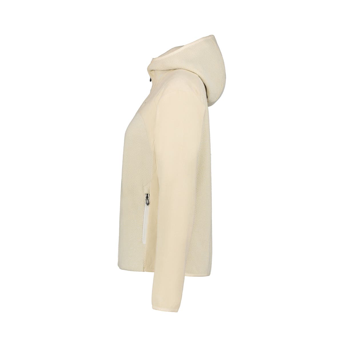 Icepeak Bradgate Pile Donna – Powder, vista laterale