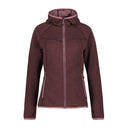 Icepeak Berryville Pile con Cappuccio Donna – Wine, vista frontale