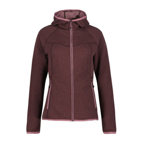 Icepeak Berryville Pile con Cappuccio Donna – Wine, vista frontale