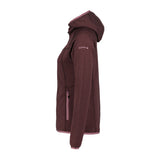 Icepeak Berryville Pile con Cappuccio Donna – Wine, vista laterale