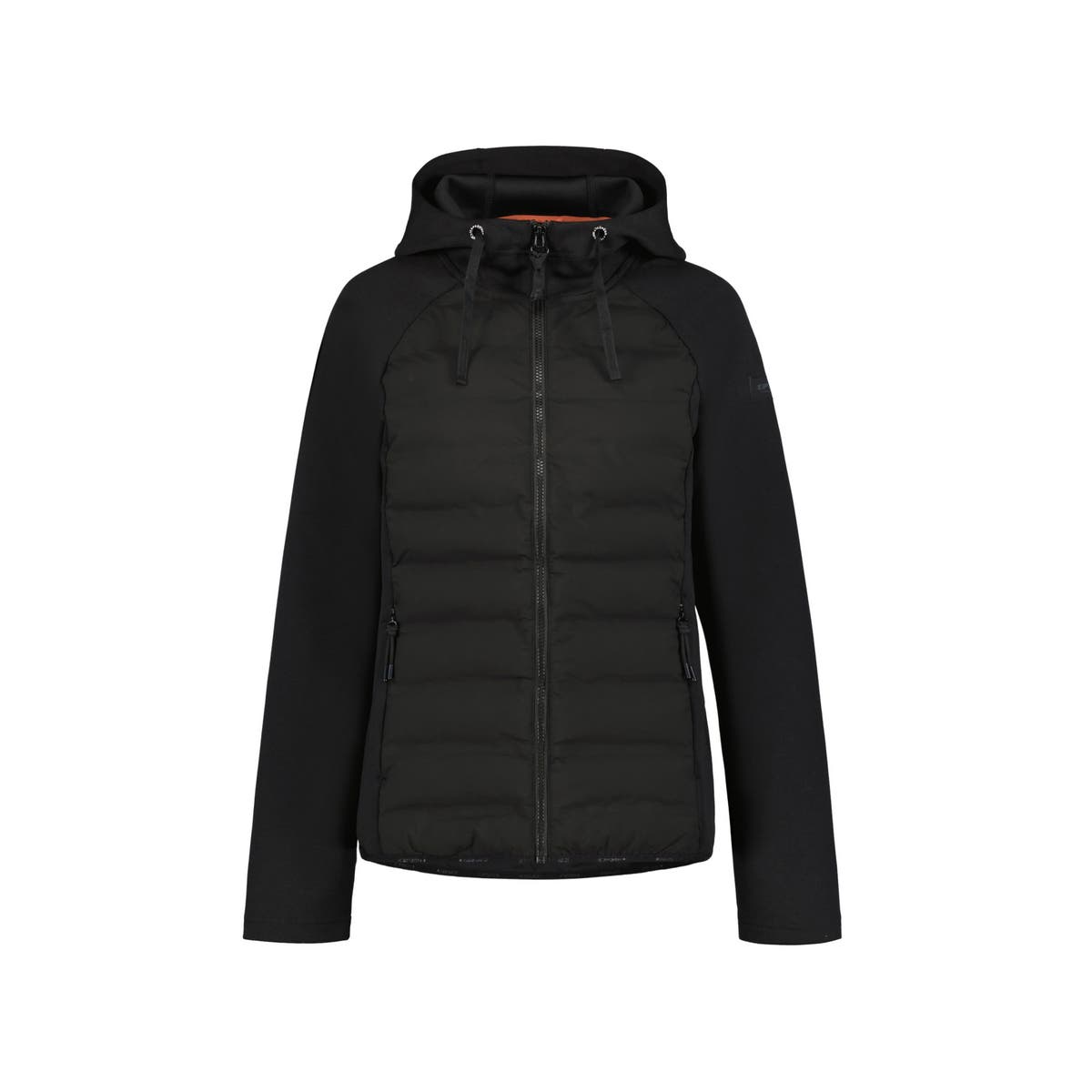 Icepeak Ashburn Giacca Ibrida Donna – Black, vista frontale
