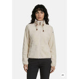 Icepeak Colony Pile Donna – Natural White, indossato dettaglio